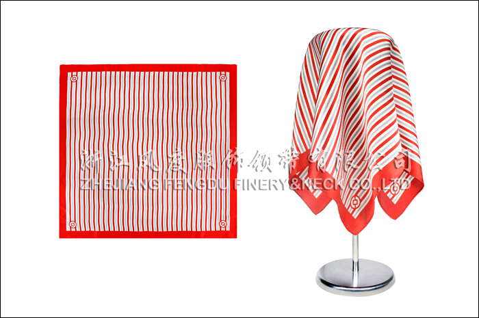 中国银行 真丝中方巾 规格：60x60