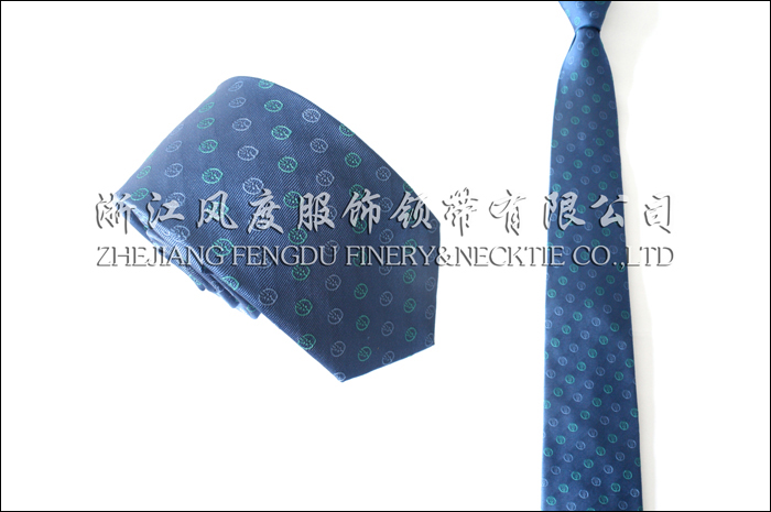 农行 色织真丝领带