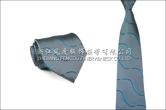 农行 色织涤丝领带