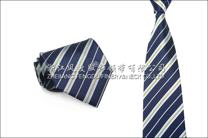 中国工商银行 色织涤丝领带