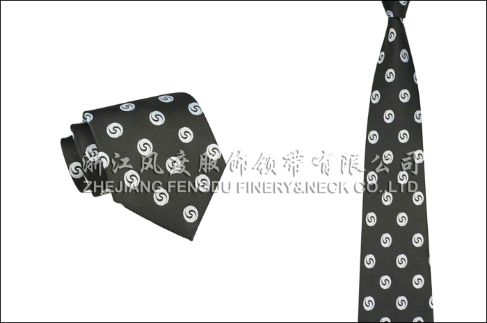 天津农商行 色织涤丝领带