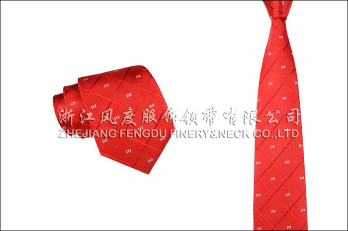 上海浦发银行 色织涤丝领带