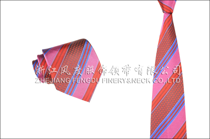 吉林银行 色织真丝领带