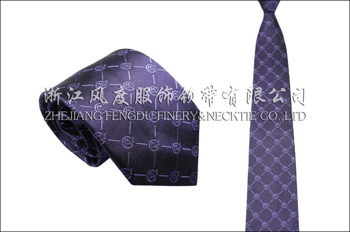 徽商银行 色织真丝领带