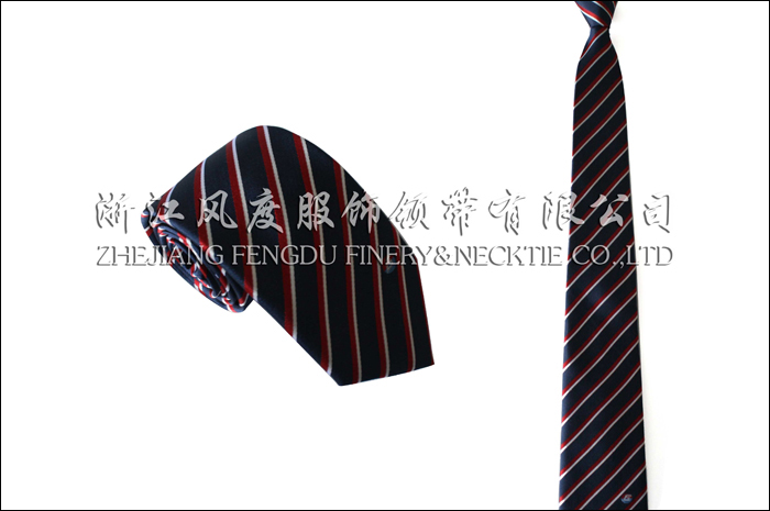 贵州机场 色织真丝领带