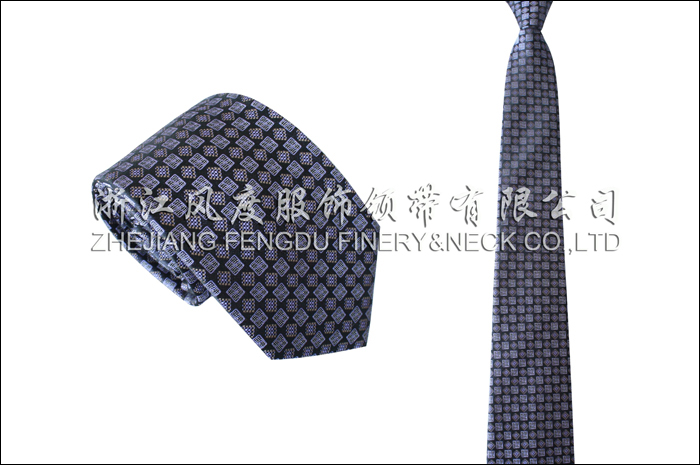 色织真丝商务领带