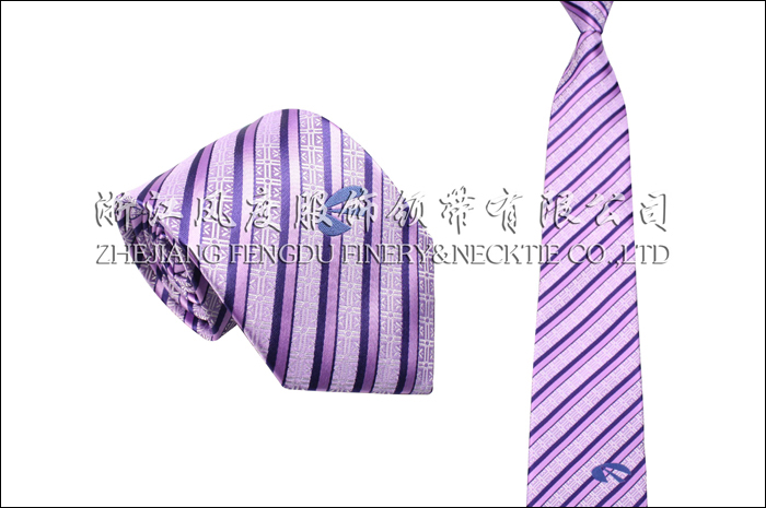 贵州高速 色织涤丝领带