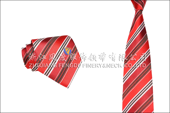 海捷国际 色织涤丝领带