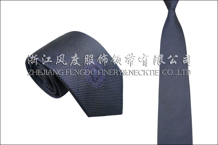 江苏民防局 色织真丝领带