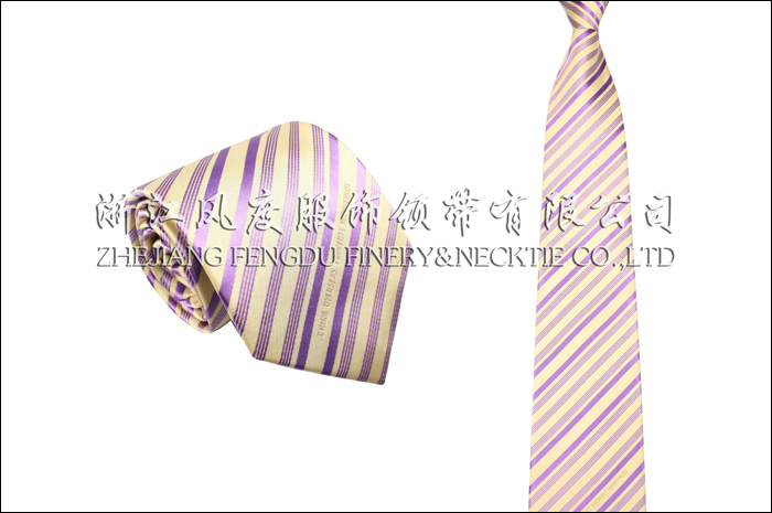 中国海外物业管理 色织涤丝领带