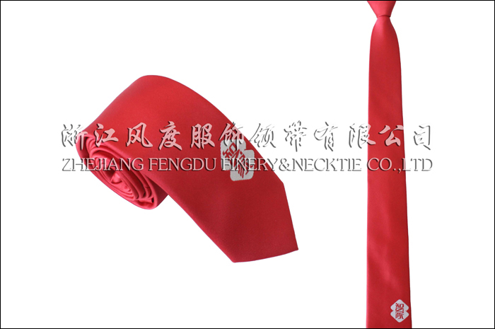 智家 色织涤丝领带