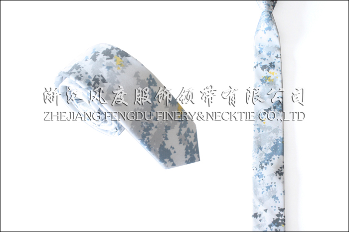 印花纯棉领带