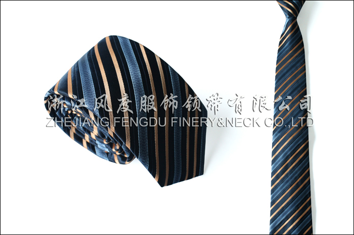色织涤丝领带