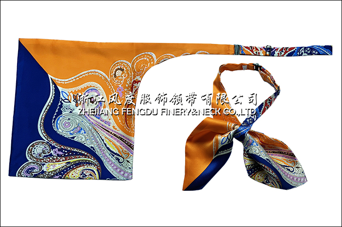 真丝双层刀型丝巾