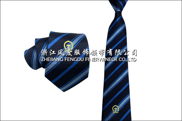 2015式铁路制服 色织真丝领带